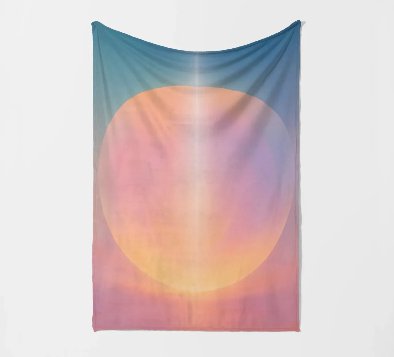 Boho Celestial Sunlight Abstract Spiritual Meditation Art fleece blanket by Gentle Echoes Art