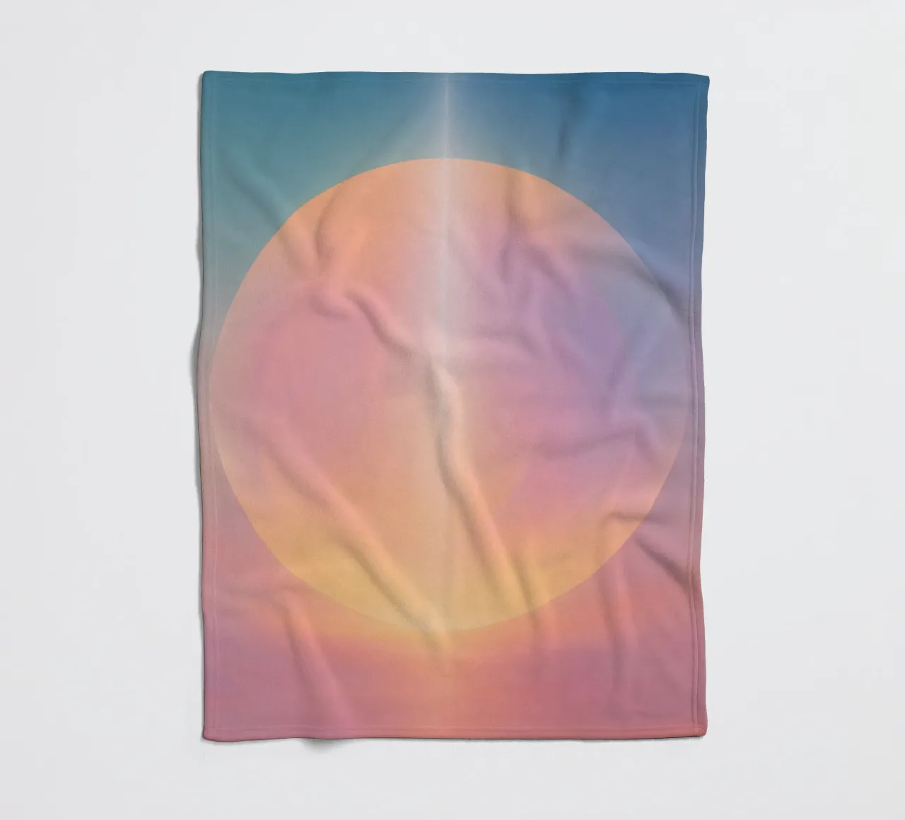 Boho Celestial Sunlight Abstract Spiritual Meditation Art fleece blanket by Gentle Echoes Art