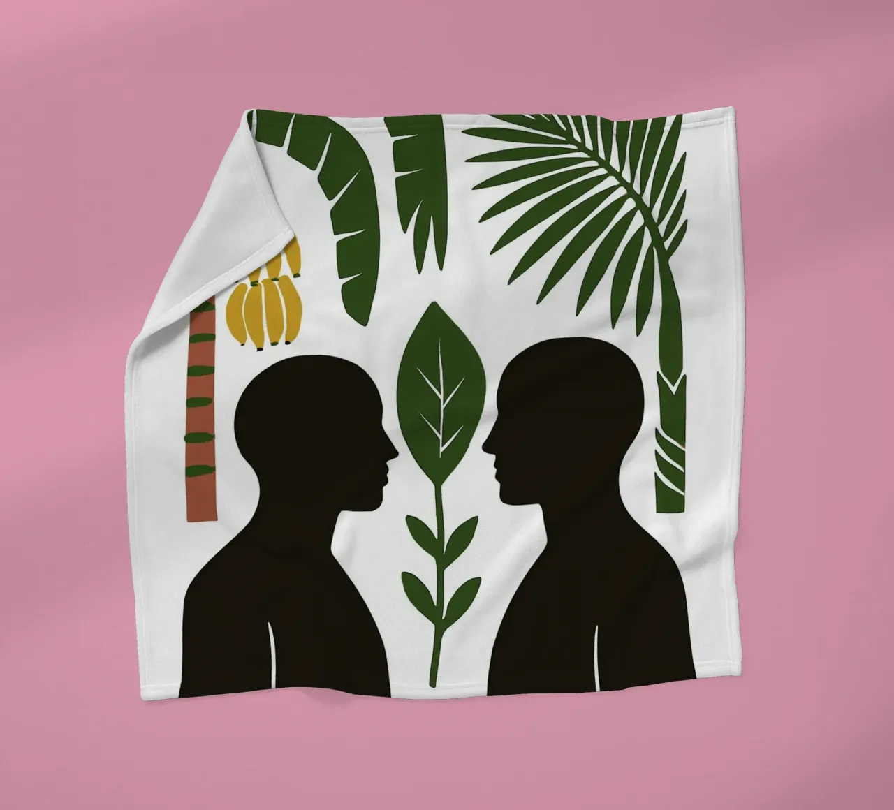 Connessione tropicale coperta in pile da ramosashop