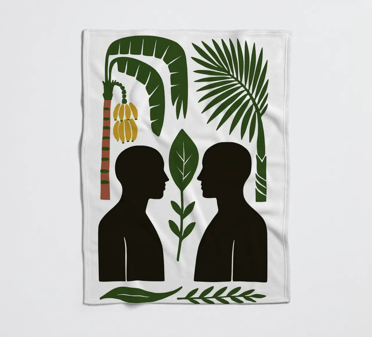Connessione tropicale coperta in pile da ramosashop