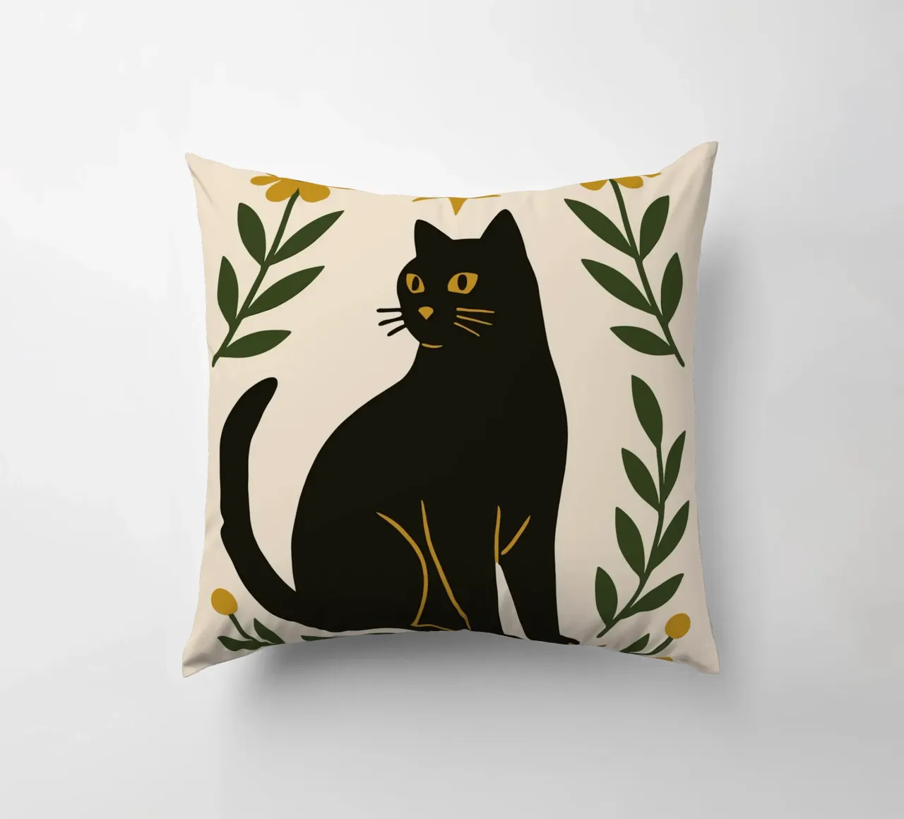 Mystical Cat and Star cuscino da ramosashop