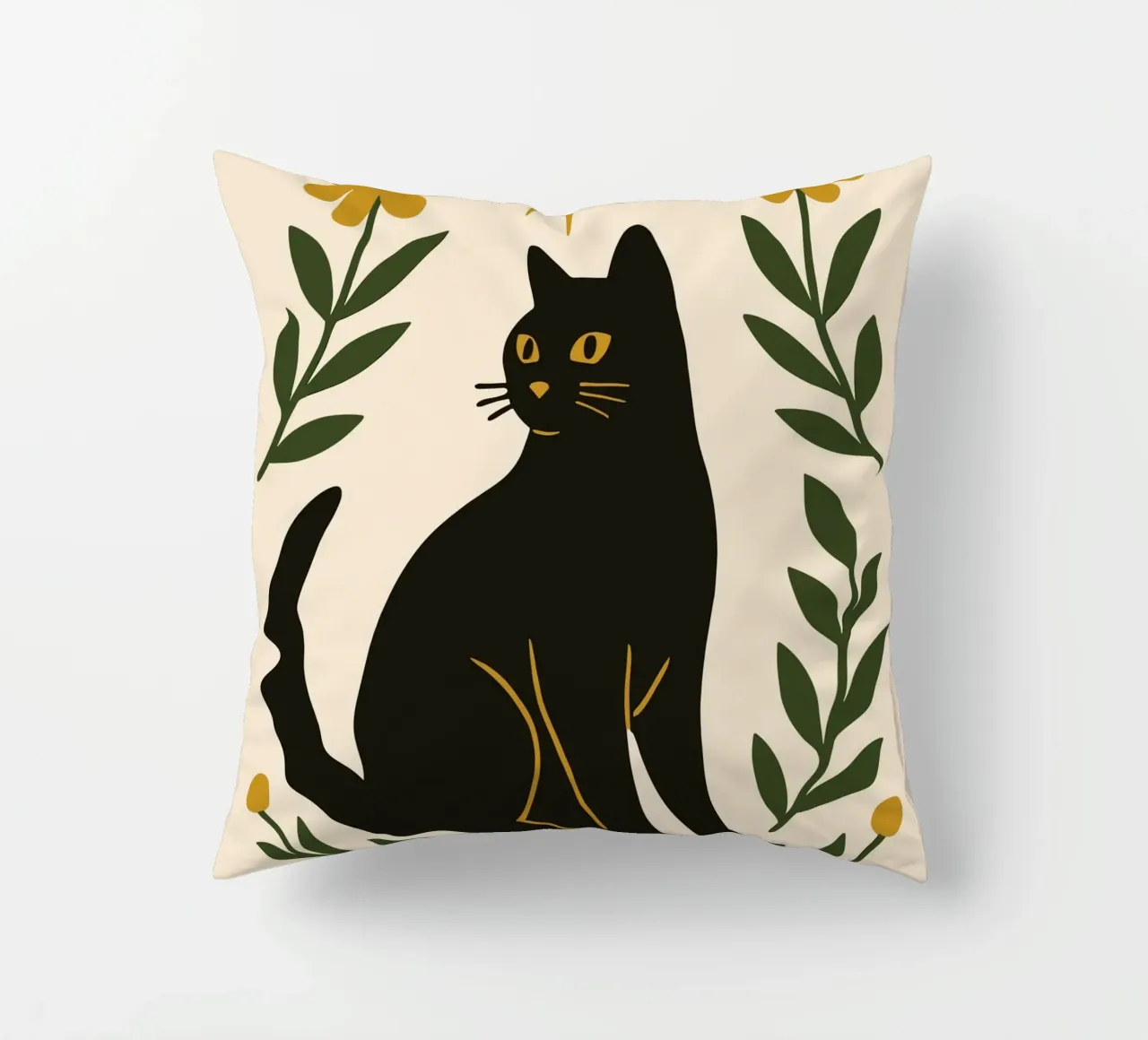 Mystical Cat and Star cuscino da ramosashop
