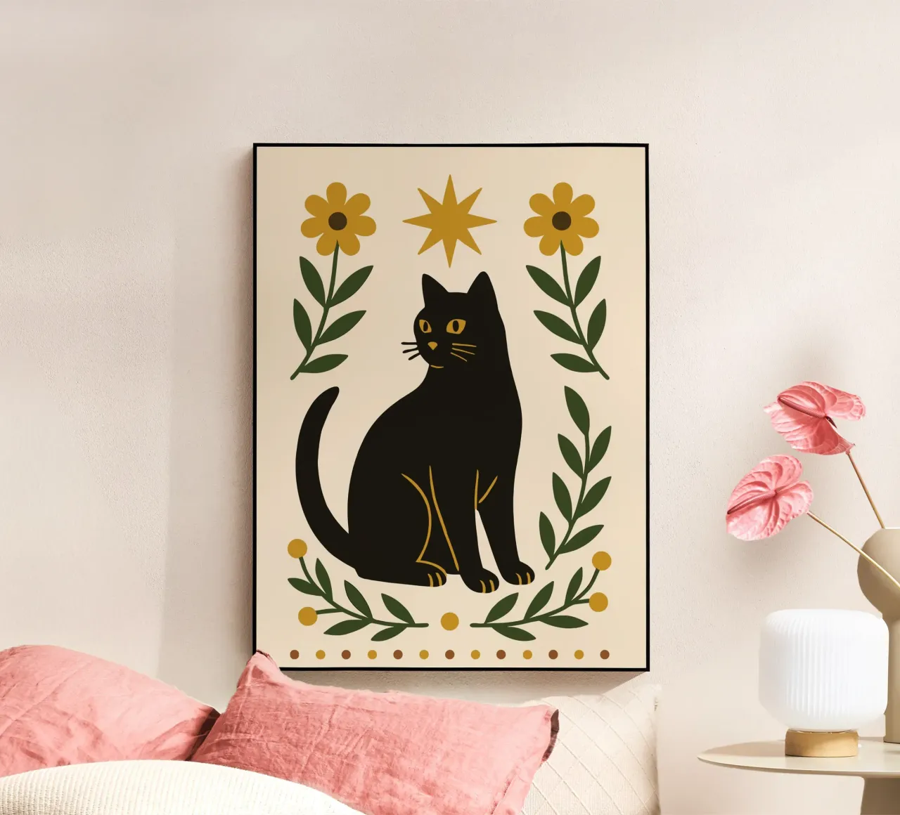 Mystical Cat and Star plexiglass da ramosashop