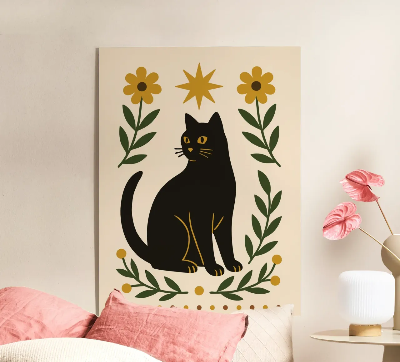Mystical Cat and Star plexiglass da ramosashop