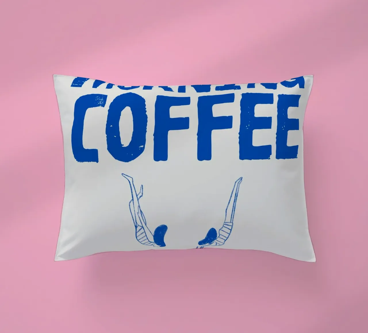 Caffè della domenica mattina cuscino da PurePeachStudio