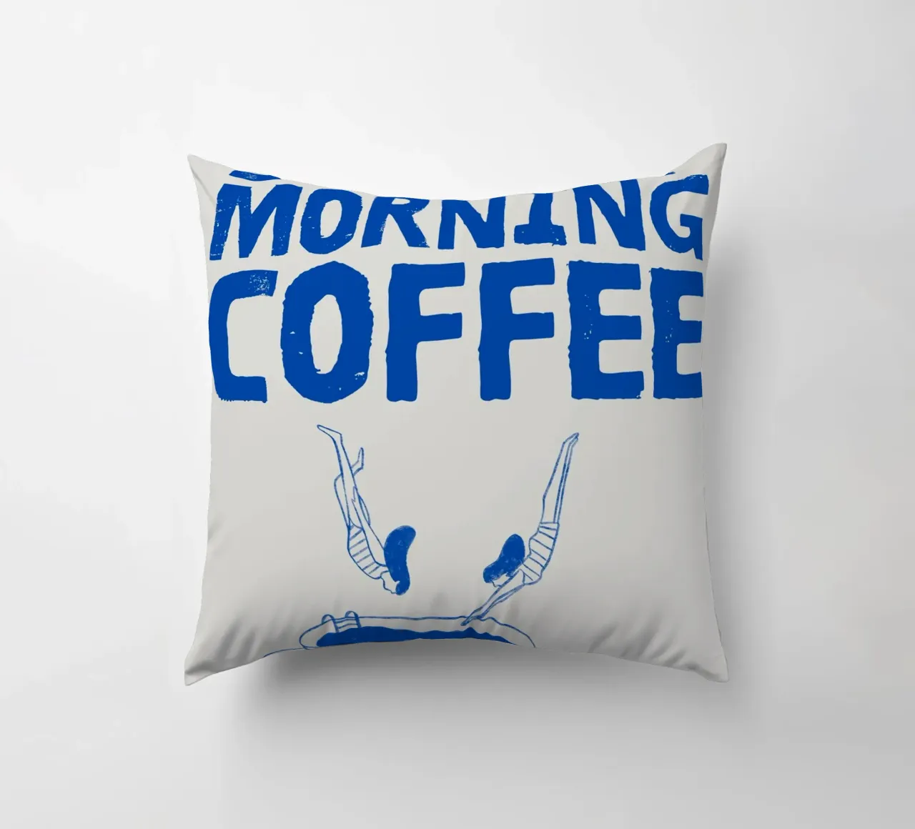 Caffè della domenica mattina cuscino da PurePeachStudio