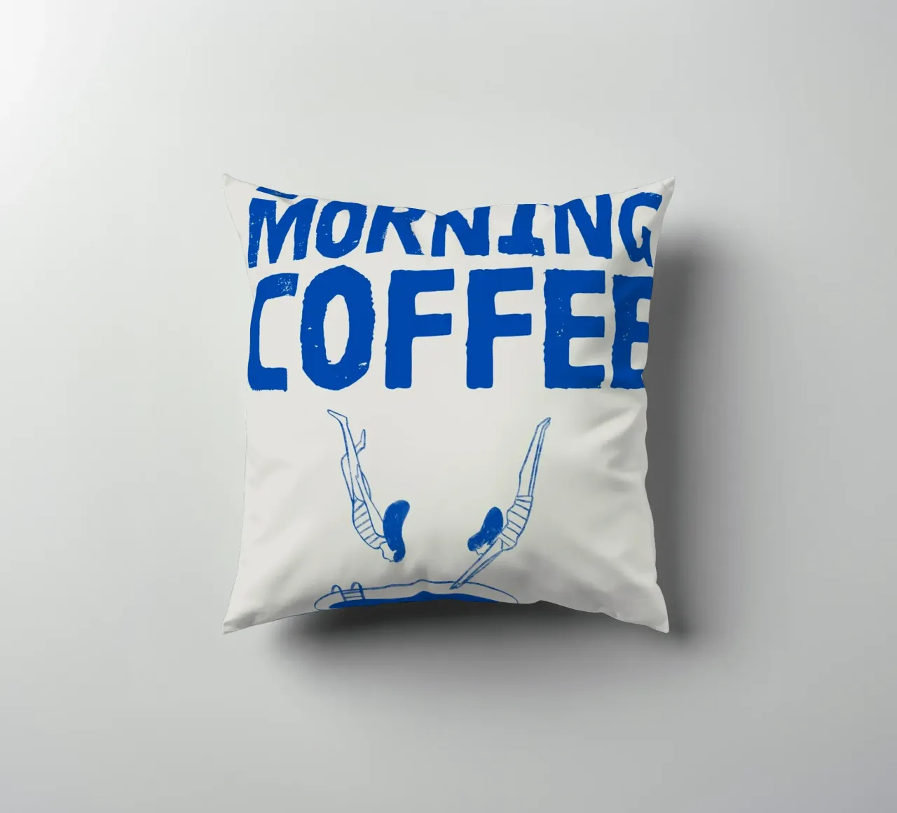 Caffè della domenica mattina cuscino da PurePeachStudio