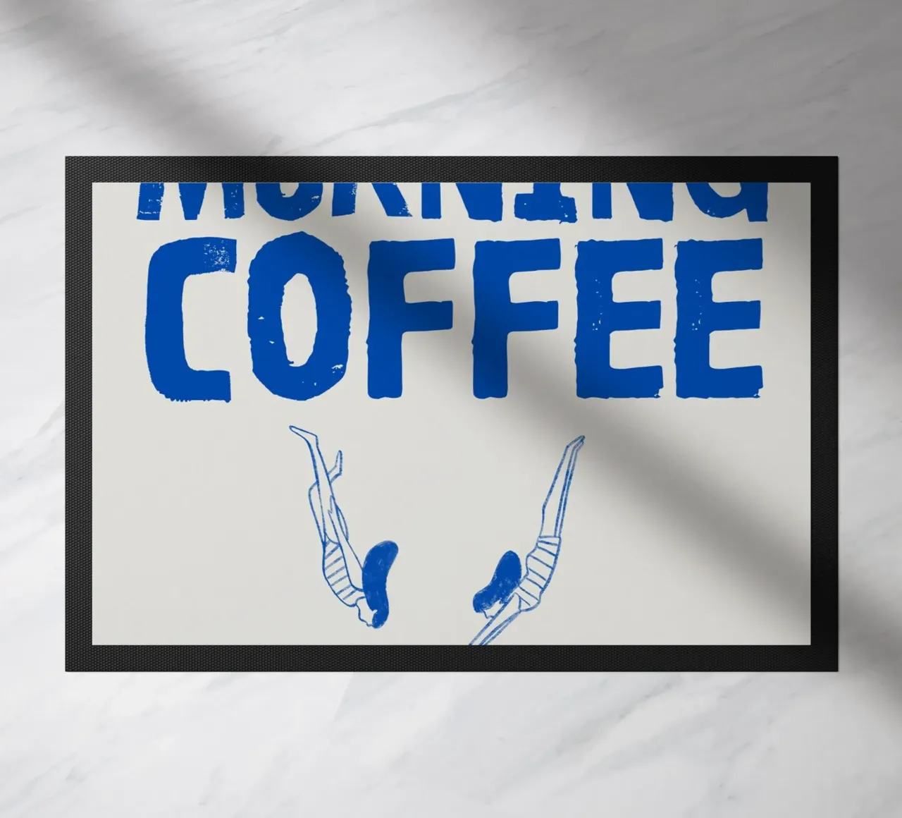 Caffè della domenica mattina zerbino da PurePeachStudio