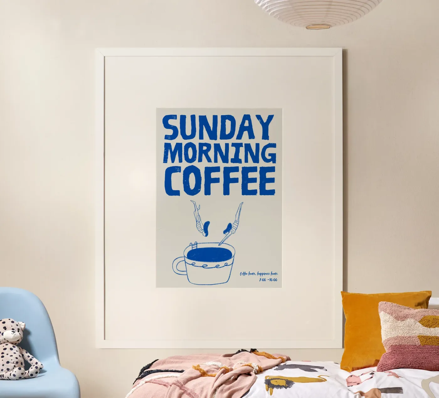 Sunday Morning Coffee poster by PurePeachStudio