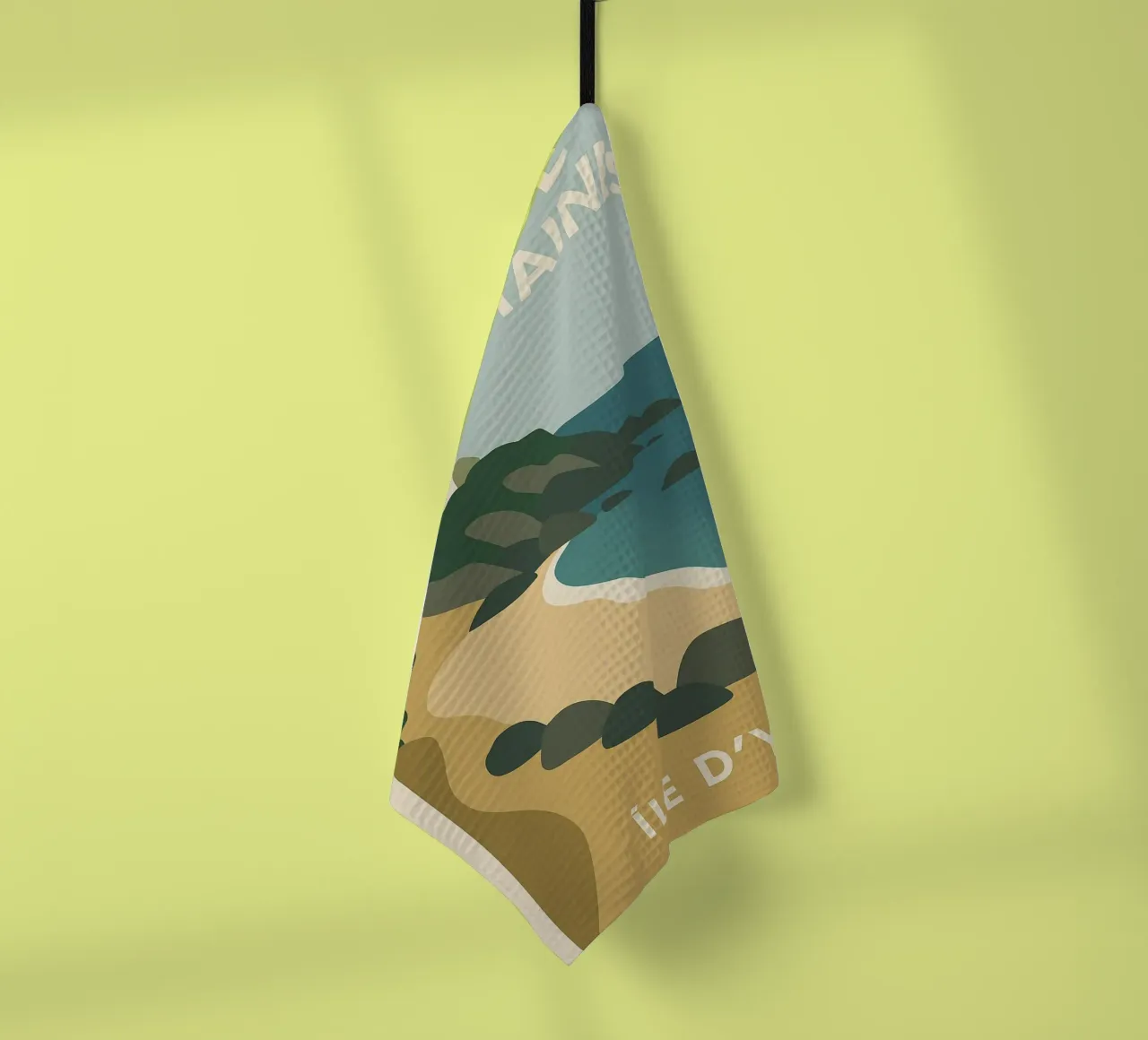La Plage des Fontaines - Île d'Yeu canovaccio da cucina da JETLAG | affiches voyage
