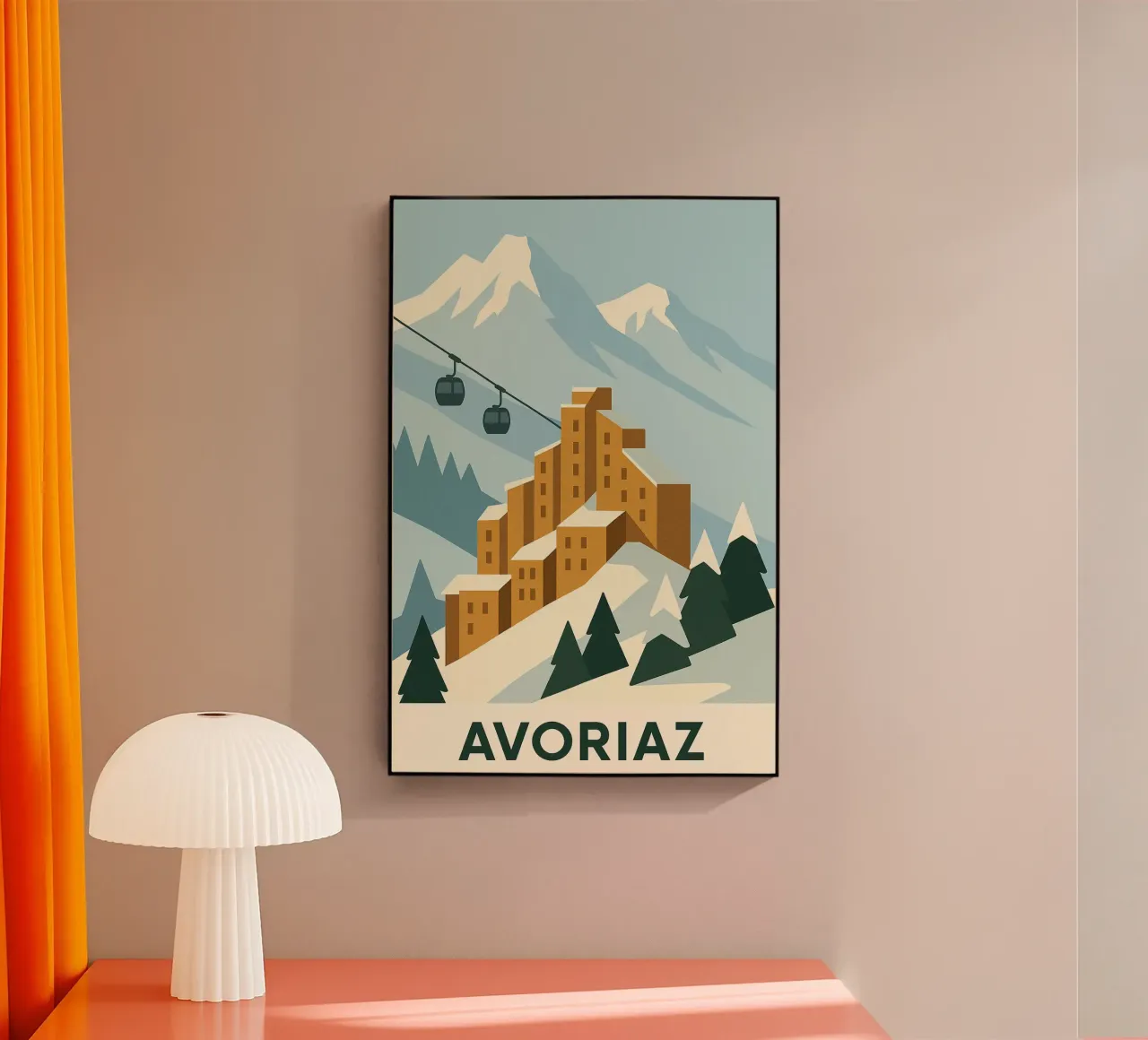 Avoriaz - L'audace architettura delle Alpi in mostra plexiglass da JETLAG | affiches voyage