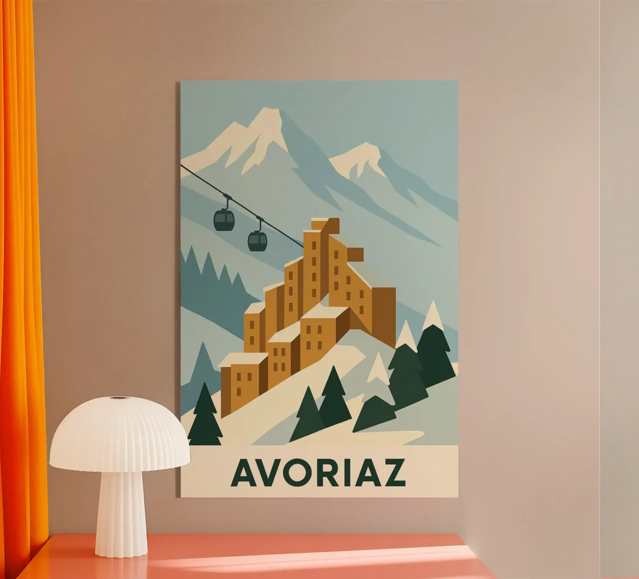 Avoriaz - L'audace architettura delle Alpi in mostra plexiglass da JETLAG | affiches voyage