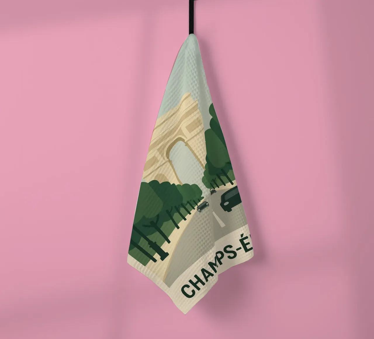 CHAMPS-ÉLYSÉES - The most famous avenue in the world tea towel by JETLAG | affiches voyage