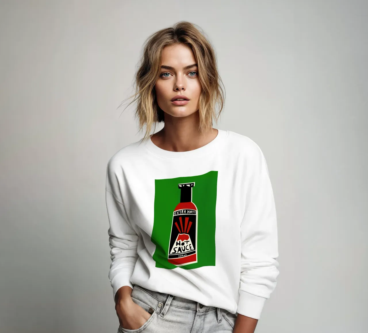 Scharfe Soße Sweatshirt von Fox & Velvet