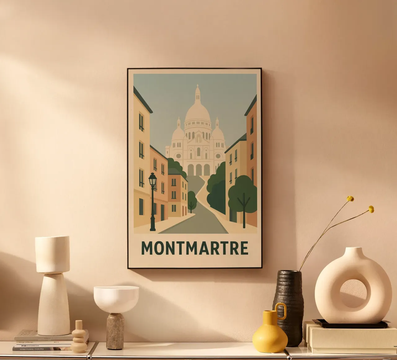 MONTMARTRE – Une montée vers l’éternel plexiglas de JETLAG | affiches voyage