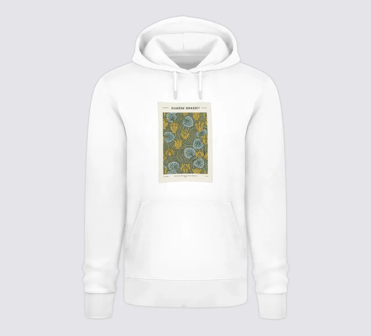 Grasset - Cyclamen felpa con cappuccio da Vintage by JUNIQE
