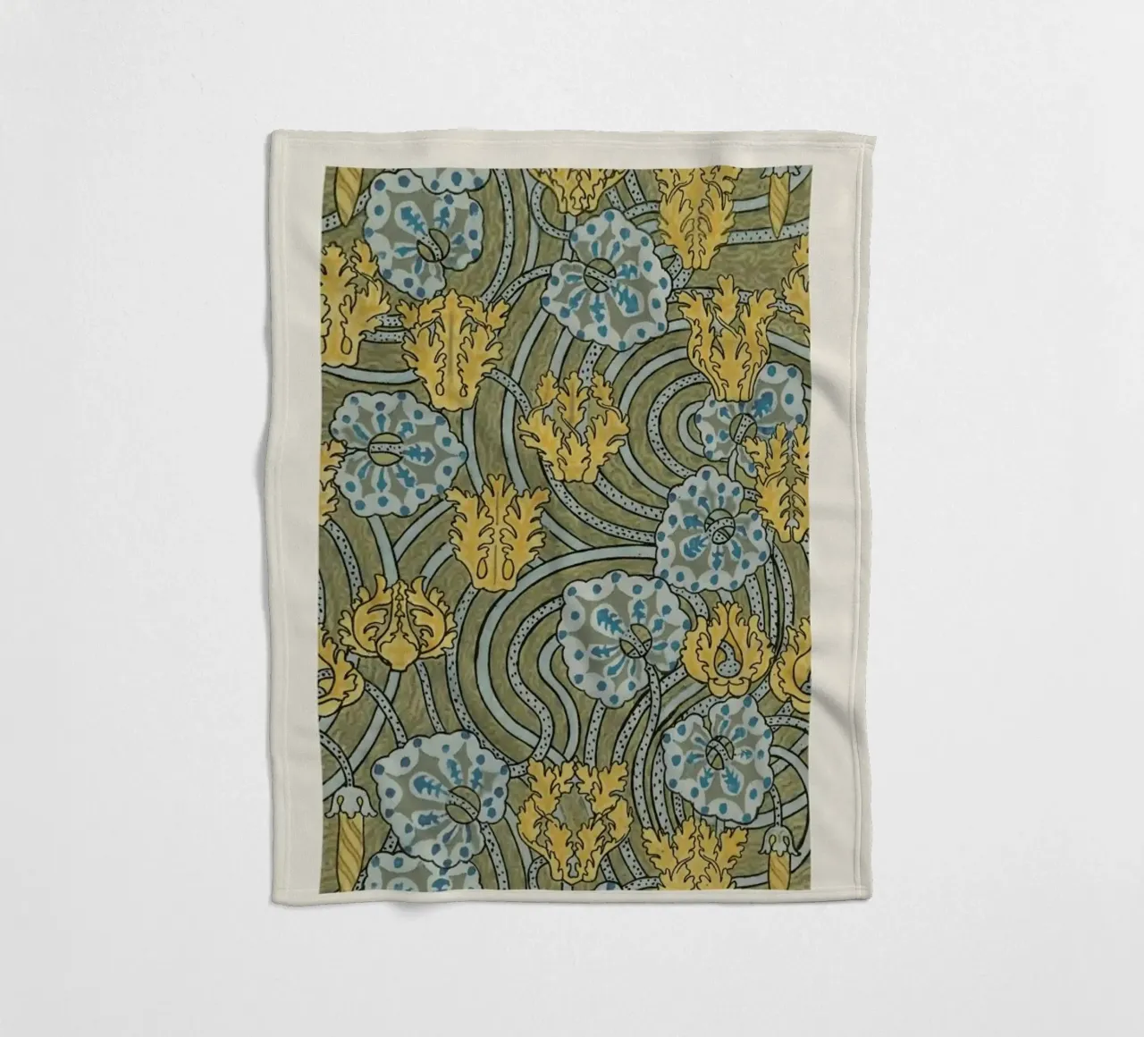 Grasset - Cyclamen coperta in pile da Vintage by JUNIQE