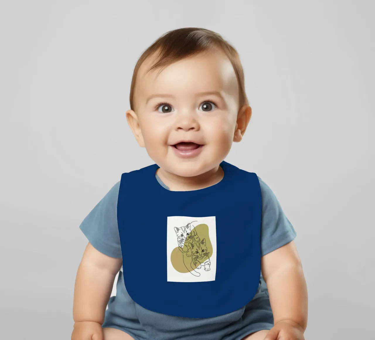 Due gattini bavaglino da RELAXING TOUCH