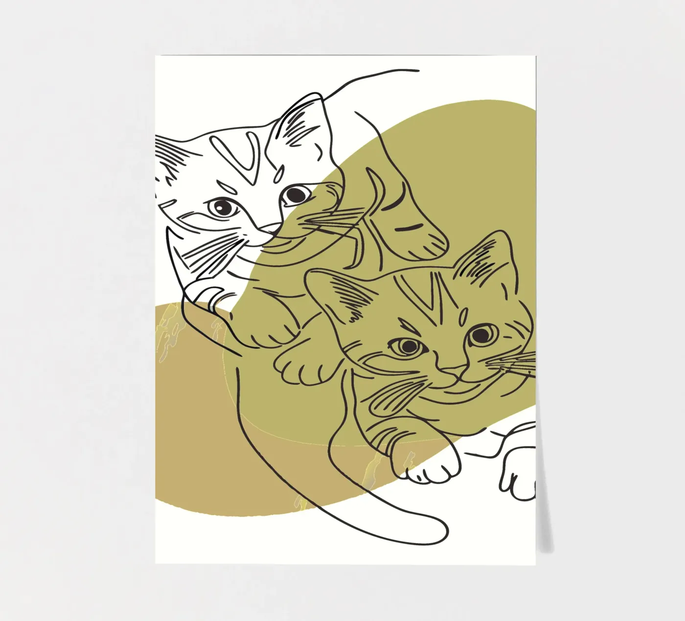 Two Kittens sticker sheet by RELAXING TOUCH