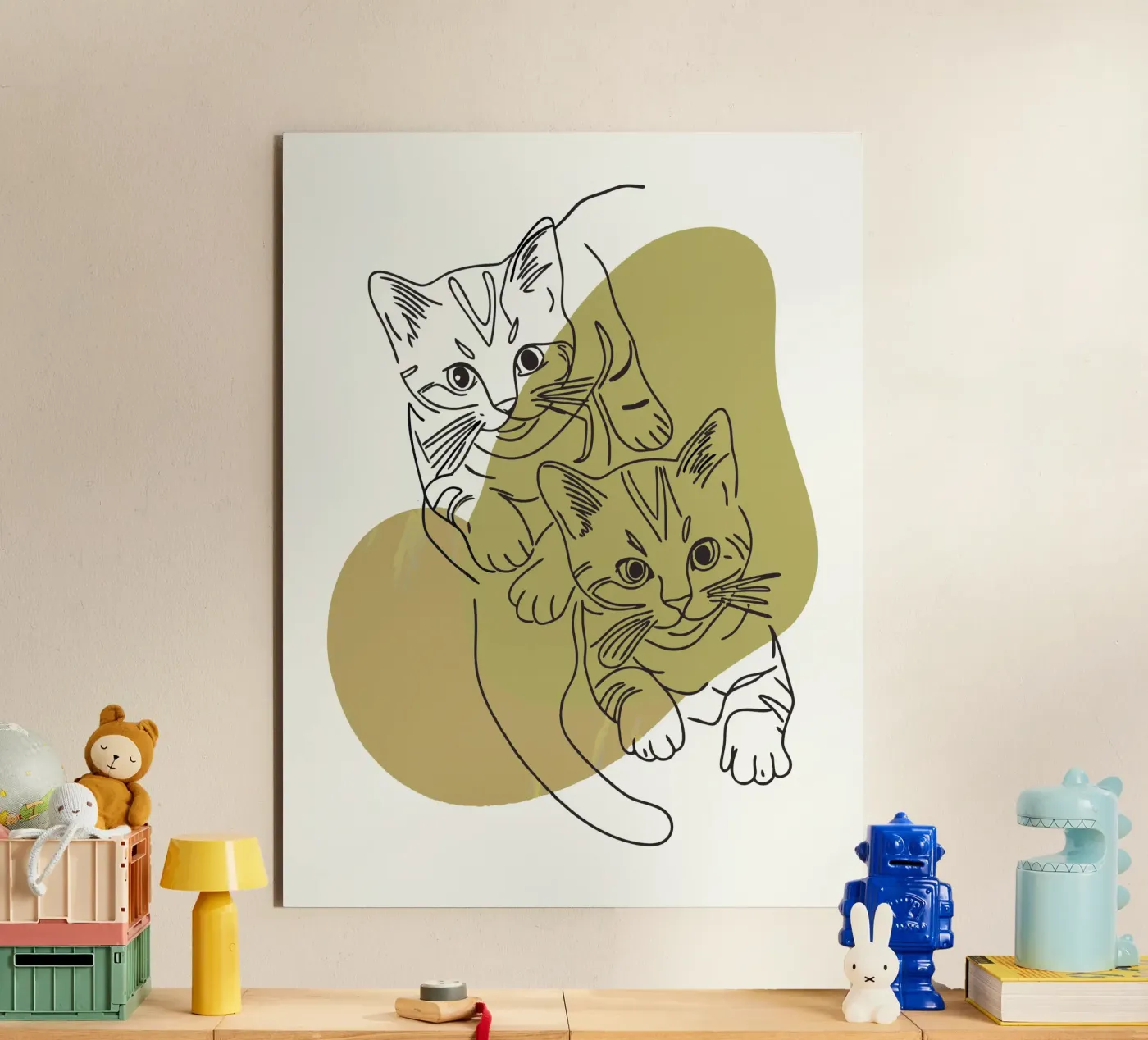 Two Kittens forex plate by RELAXING TOUCH