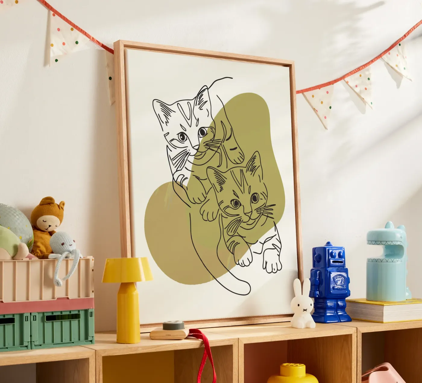 Two Kittens canvas by RELAXING TOUCH