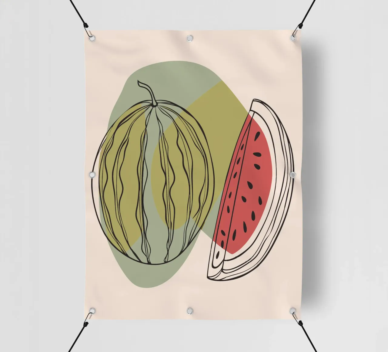 Pastèque bâche pvc de RELAXING TOUCH