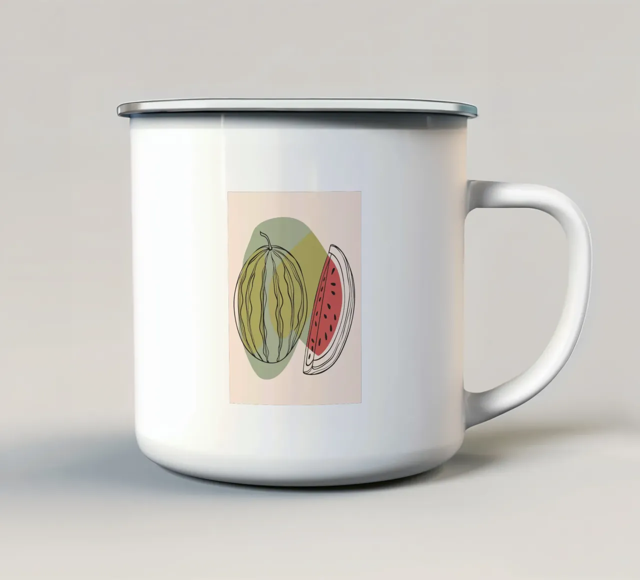 Anguria tazza in smalto da RELAXING TOUCH