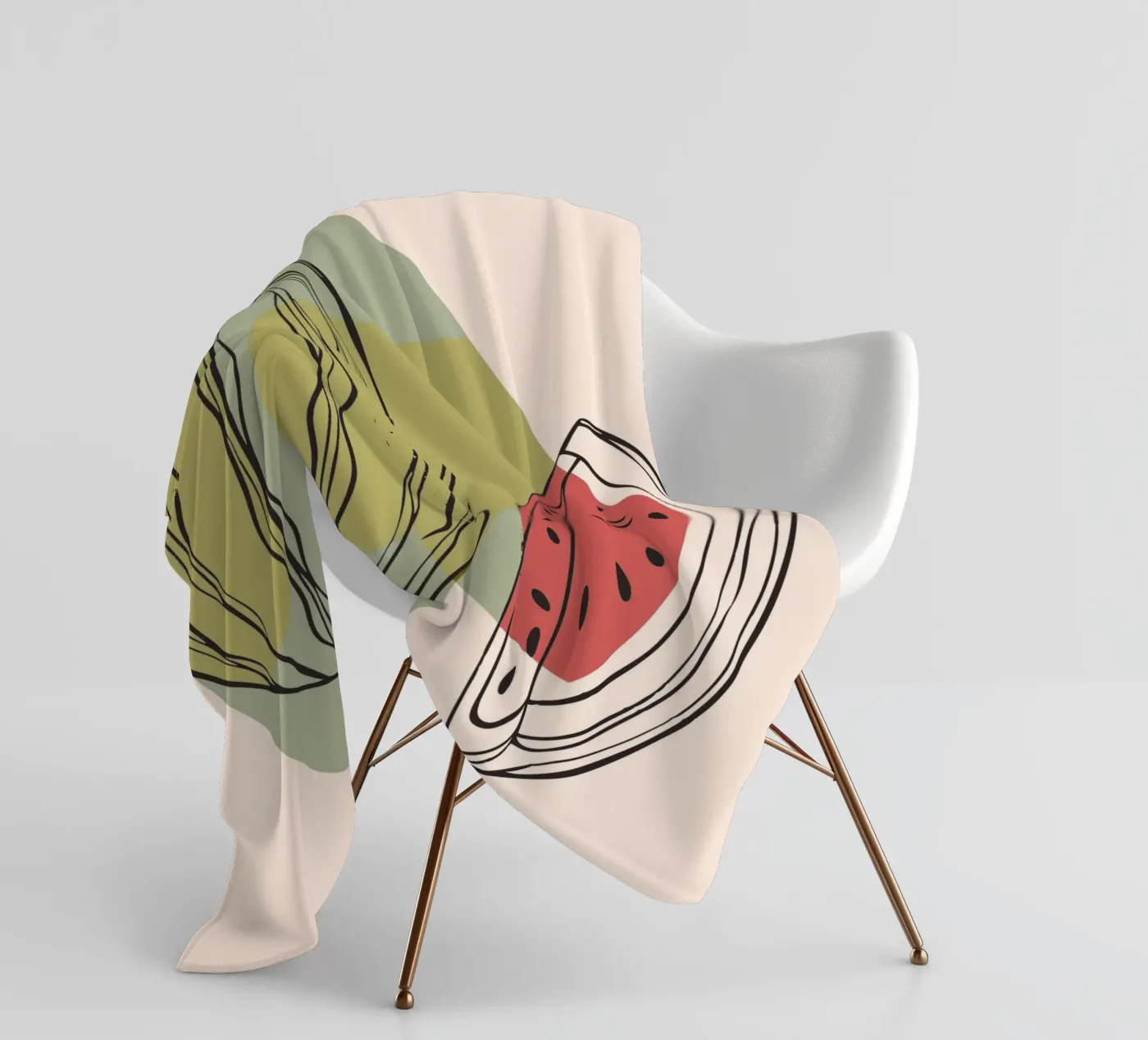 Watermelon Fleecedecke von RELAXING TOUCH