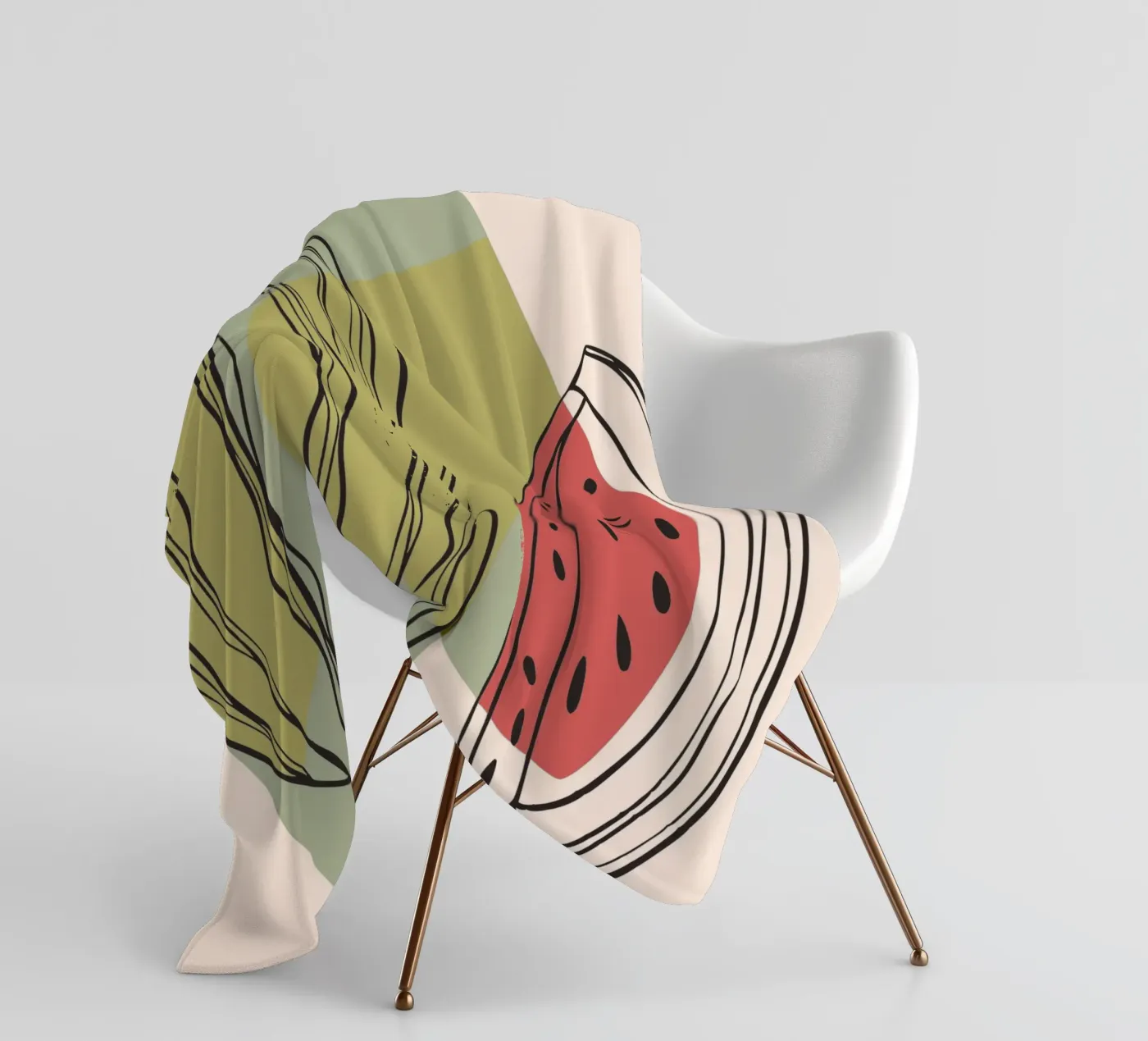 Watermelon Fleecedecke von RELAXING TOUCH