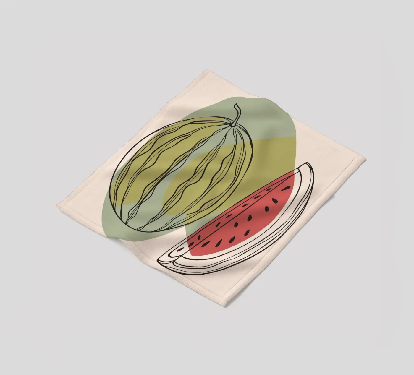 Watermelon Fleecedecke von RELAXING TOUCH