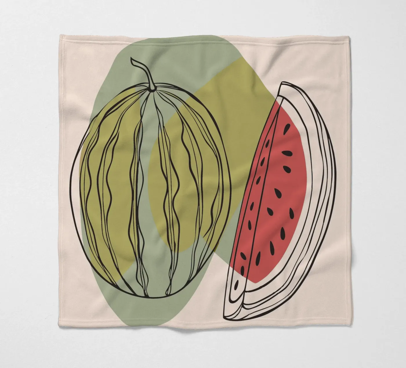Watermelon Fleecedecke von RELAXING TOUCH