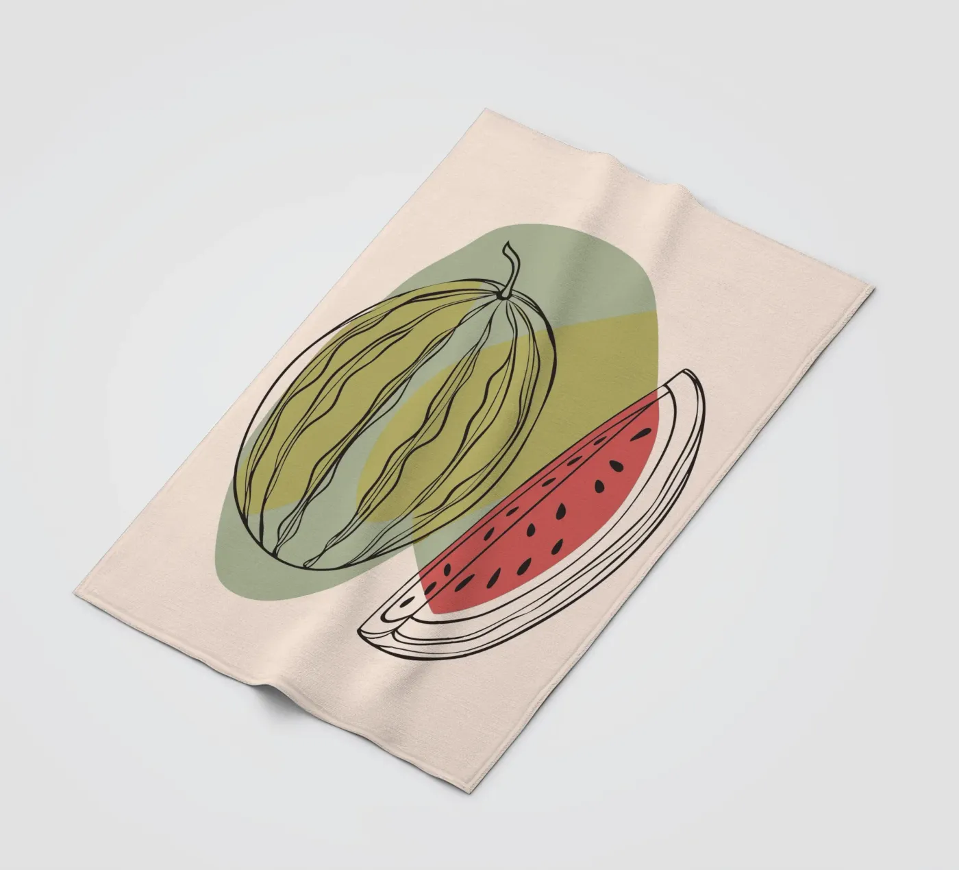 Watermelon Fleecedecke von RELAXING TOUCH
