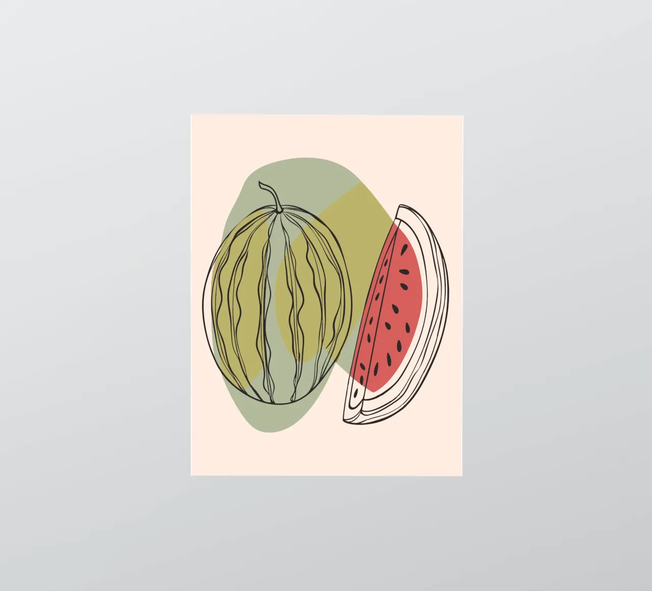 Pastèque autocollant de RELAXING TOUCH