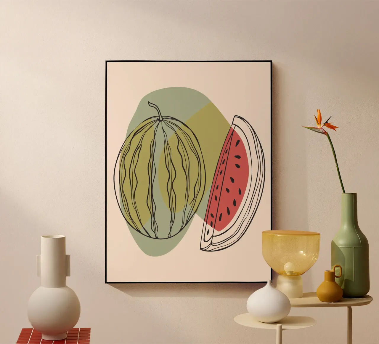 Pastèque plexiglas de RELAXING TOUCH