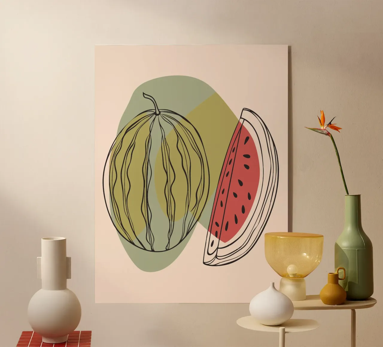 Pastèque plexiglas de RELAXING TOUCH