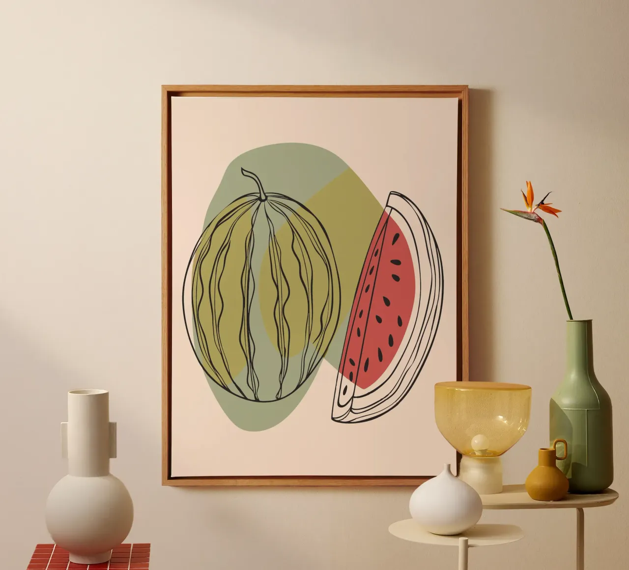 Pastèque toile de RELAXING TOUCH