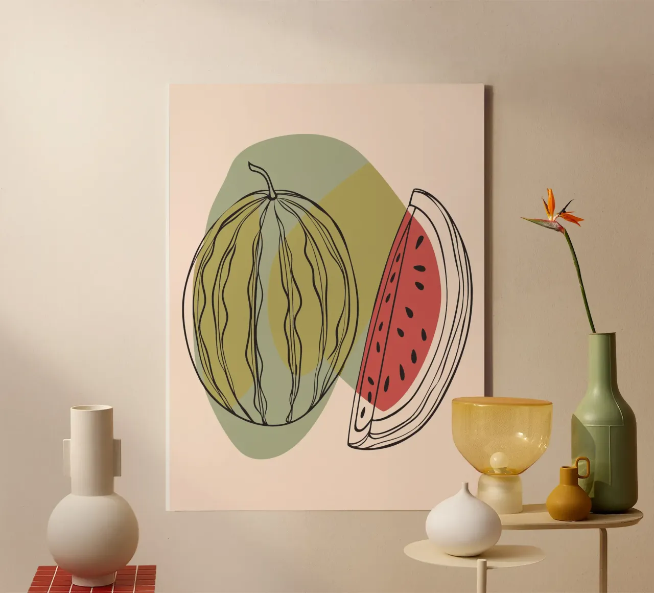 Pastèque toile de RELAXING TOUCH