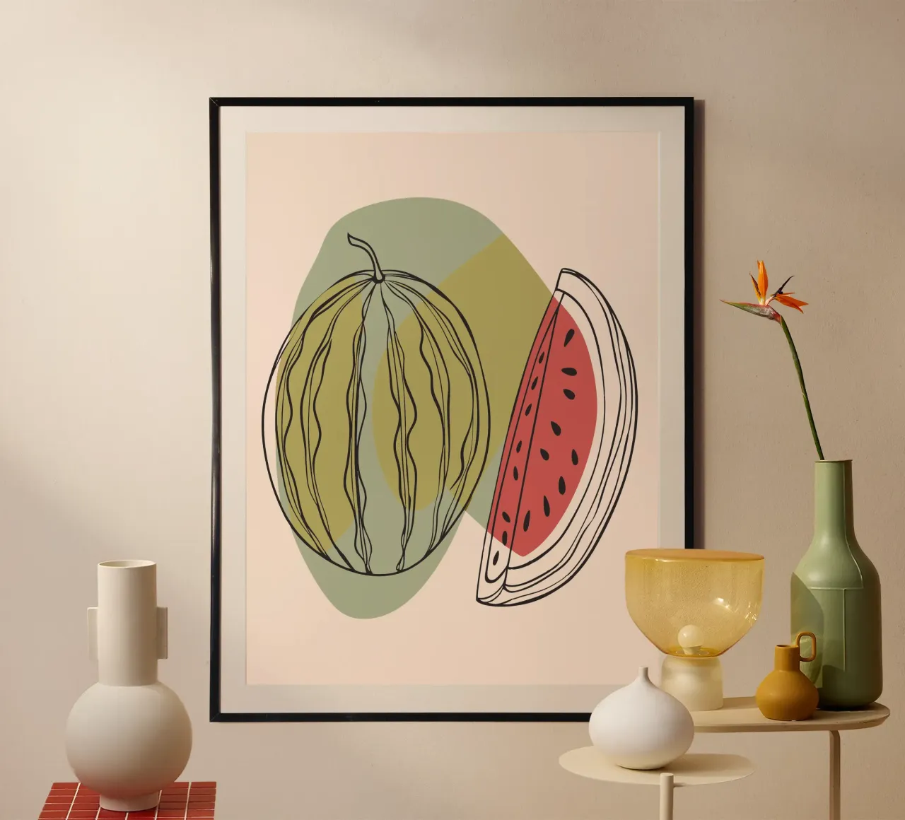Wassermelone Hahnemühle von RELAXING TOUCH