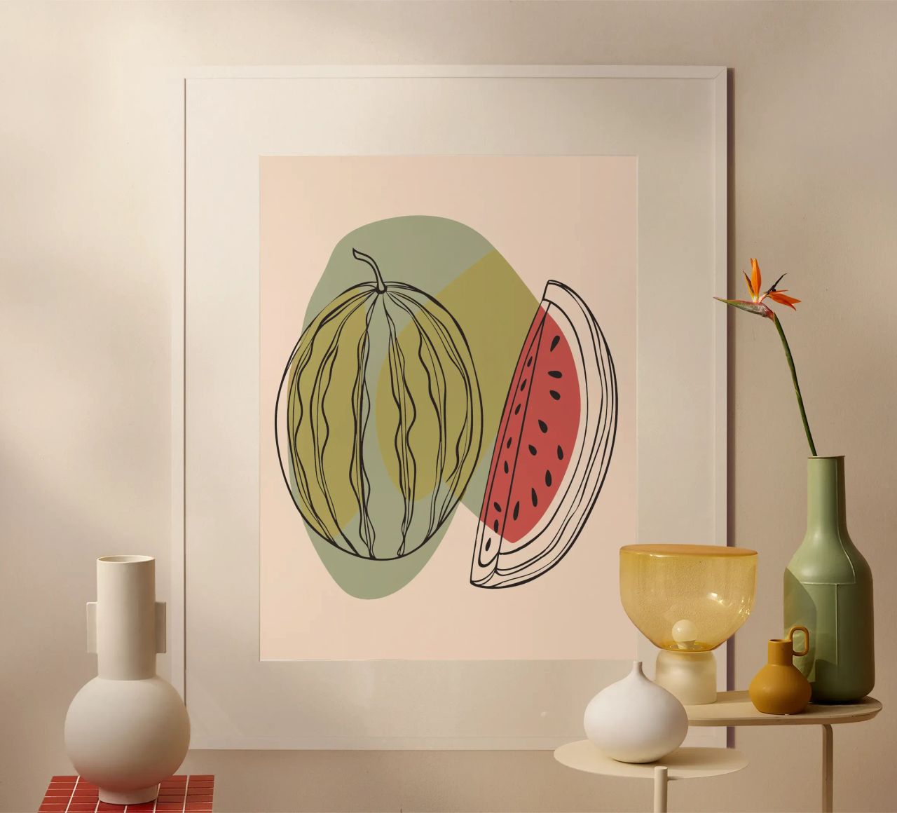 Watermelon poster by RELAXING TOUCH