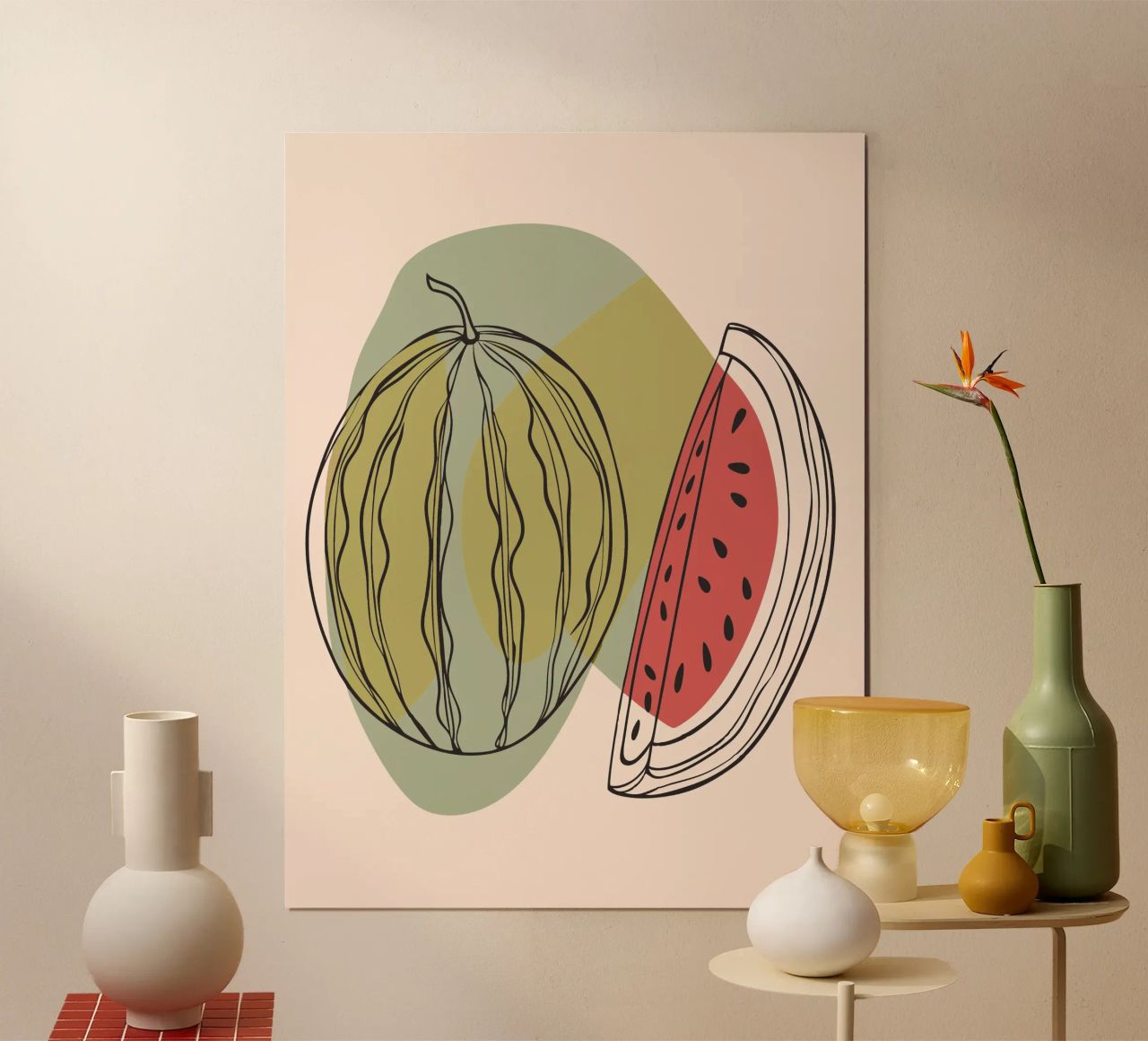 Watermelon poster by RELAXING TOUCH