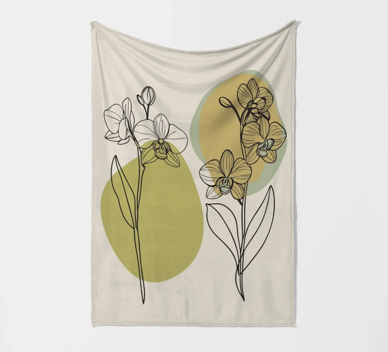 Due fiori di orchidea coperta in pile da RELAXING TOUCH