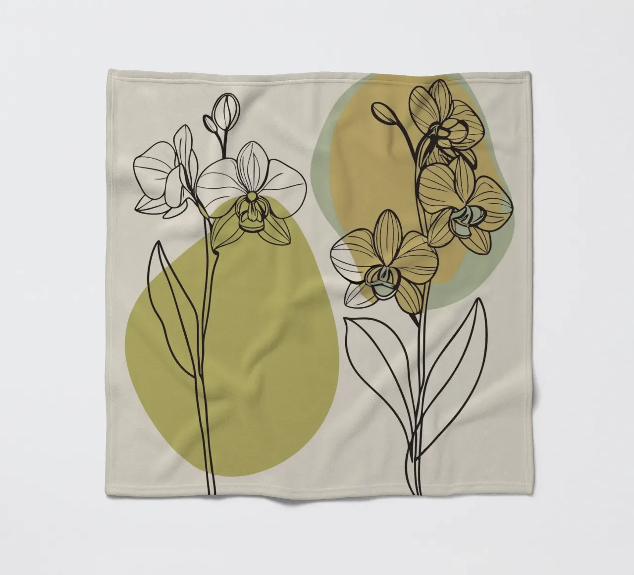 Due fiori di orchidea coperta in pile da RELAXING TOUCH