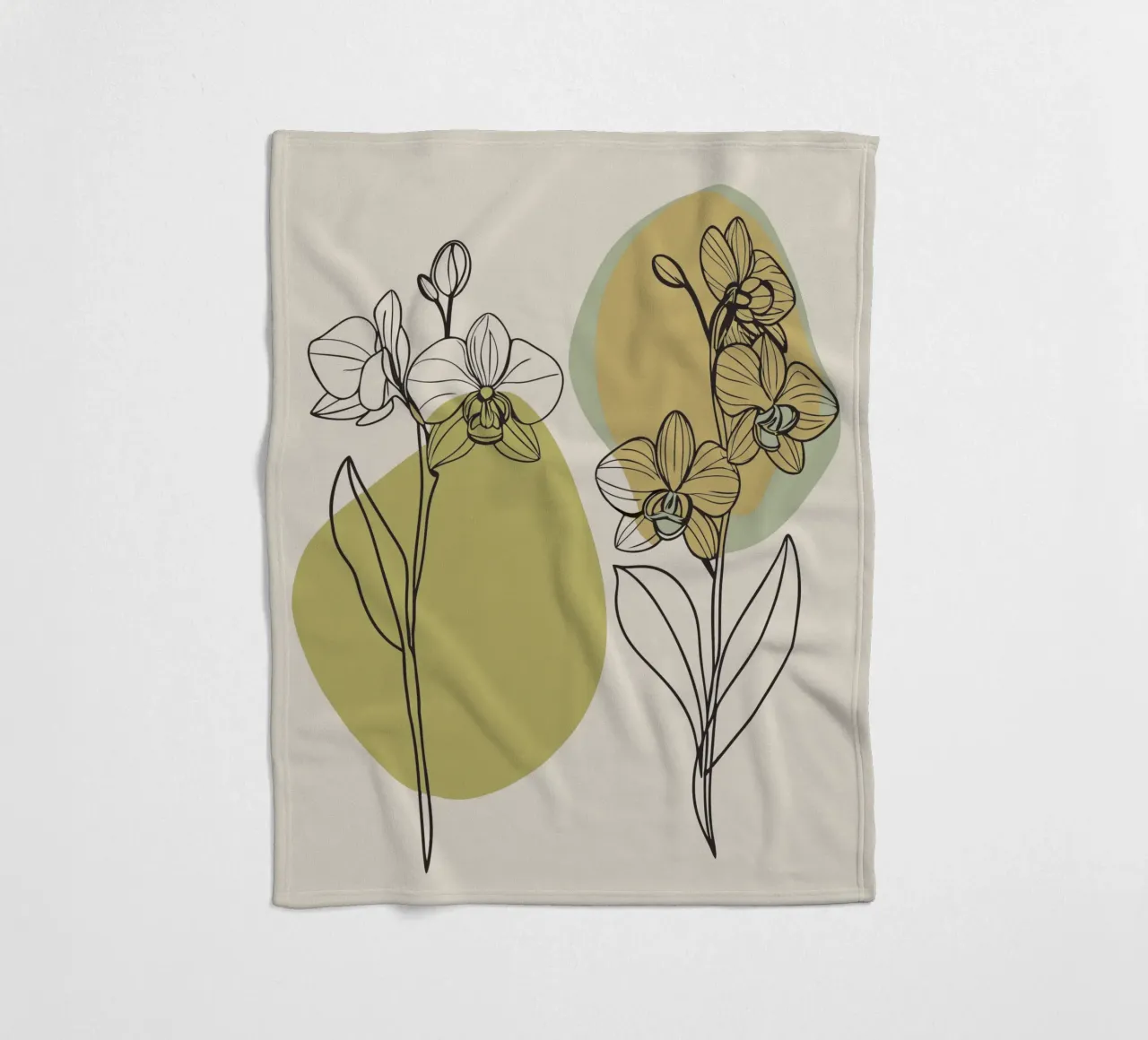 Due fiori di orchidea coperta in pile da RELAXING TOUCH