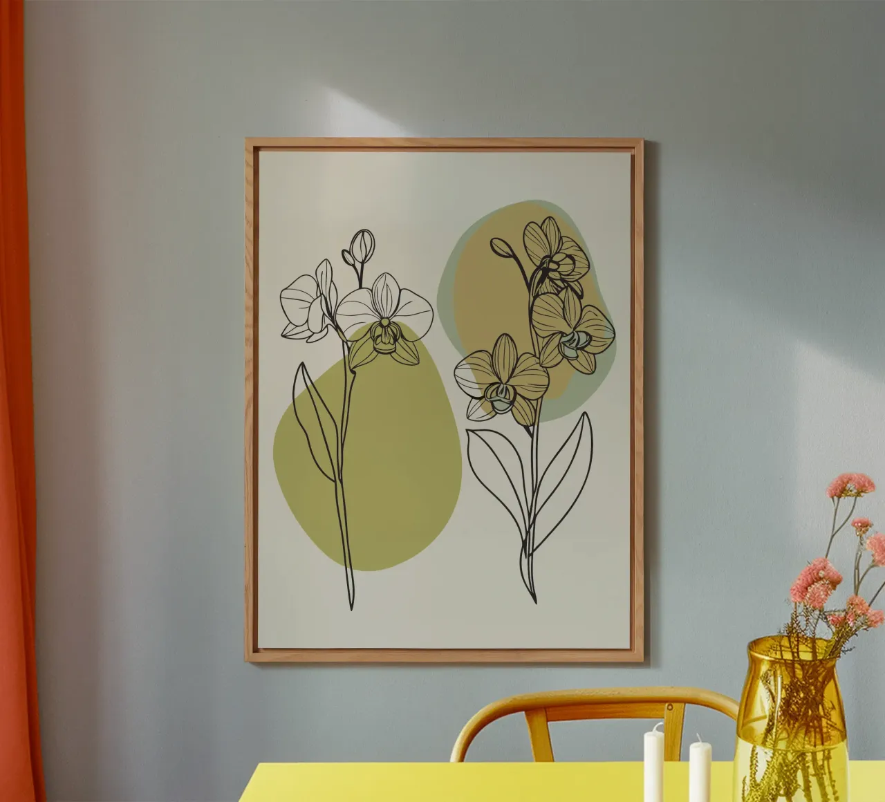 Due fiori di orchidea alluminio dibond da RELAXING TOUCH