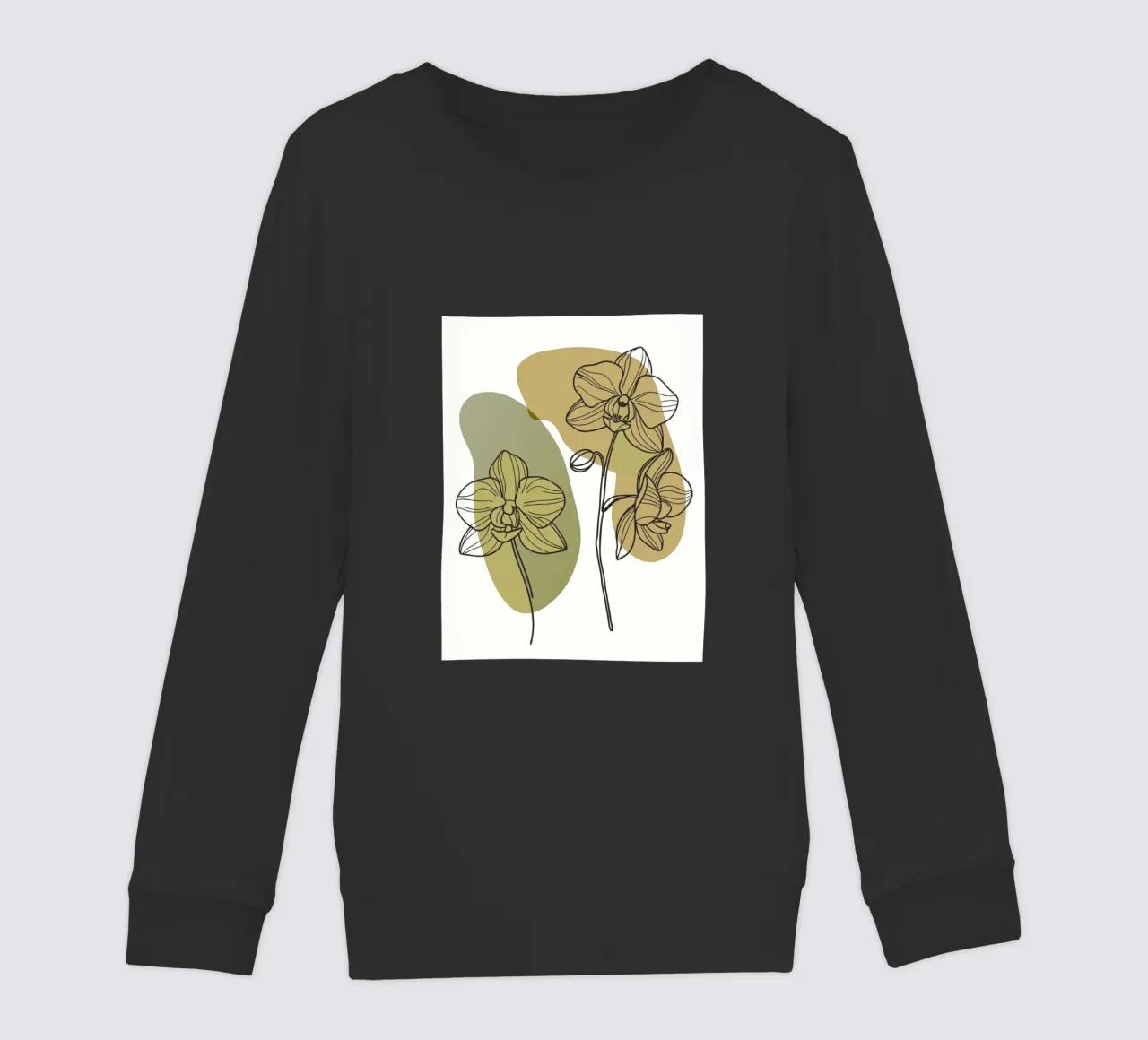 Due fiori di orchidea felpa bambino da RELAXING TOUCH