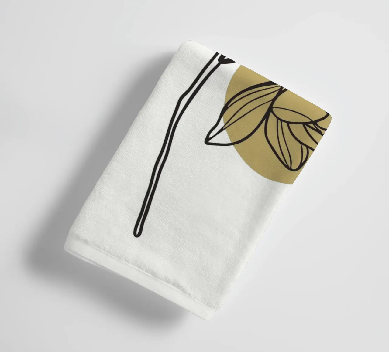 Due fiori di orchidea asciugamano da bagno da RELAXING TOUCH