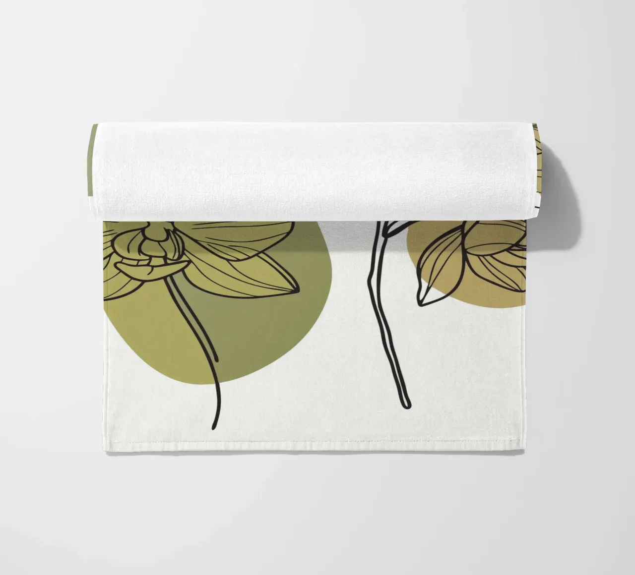 Due fiori di orchidea telo mare da RELAXING TOUCH