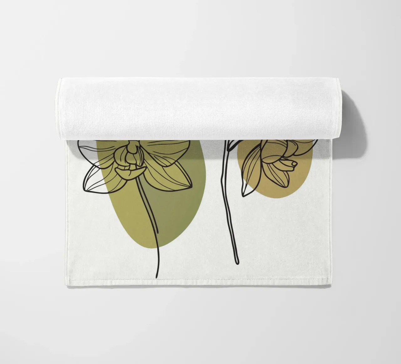 Due fiori di orchidea telo mare da RELAXING TOUCH