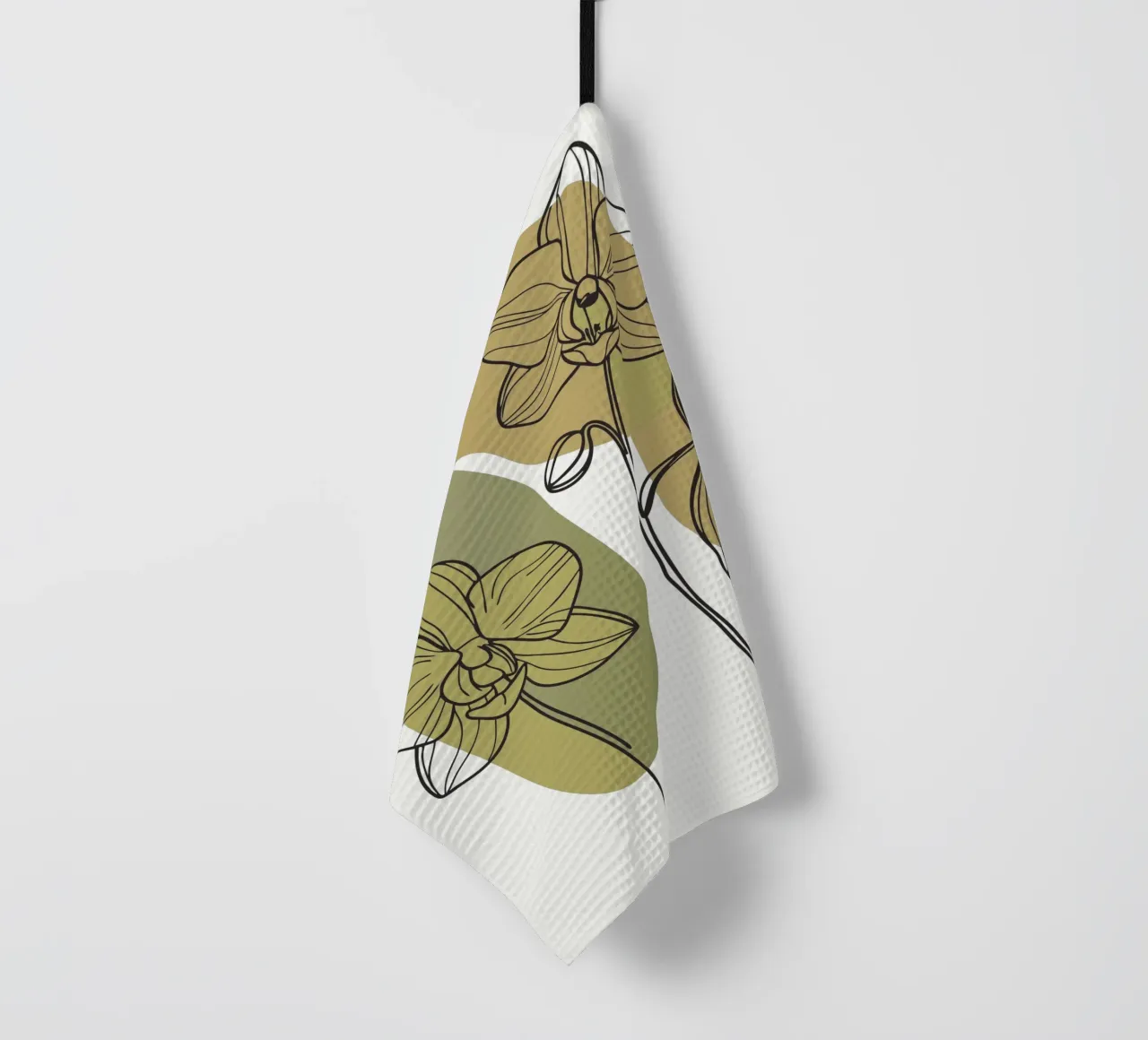 Due fiori di orchidea canovaccio da cucina da RELAXING TOUCH