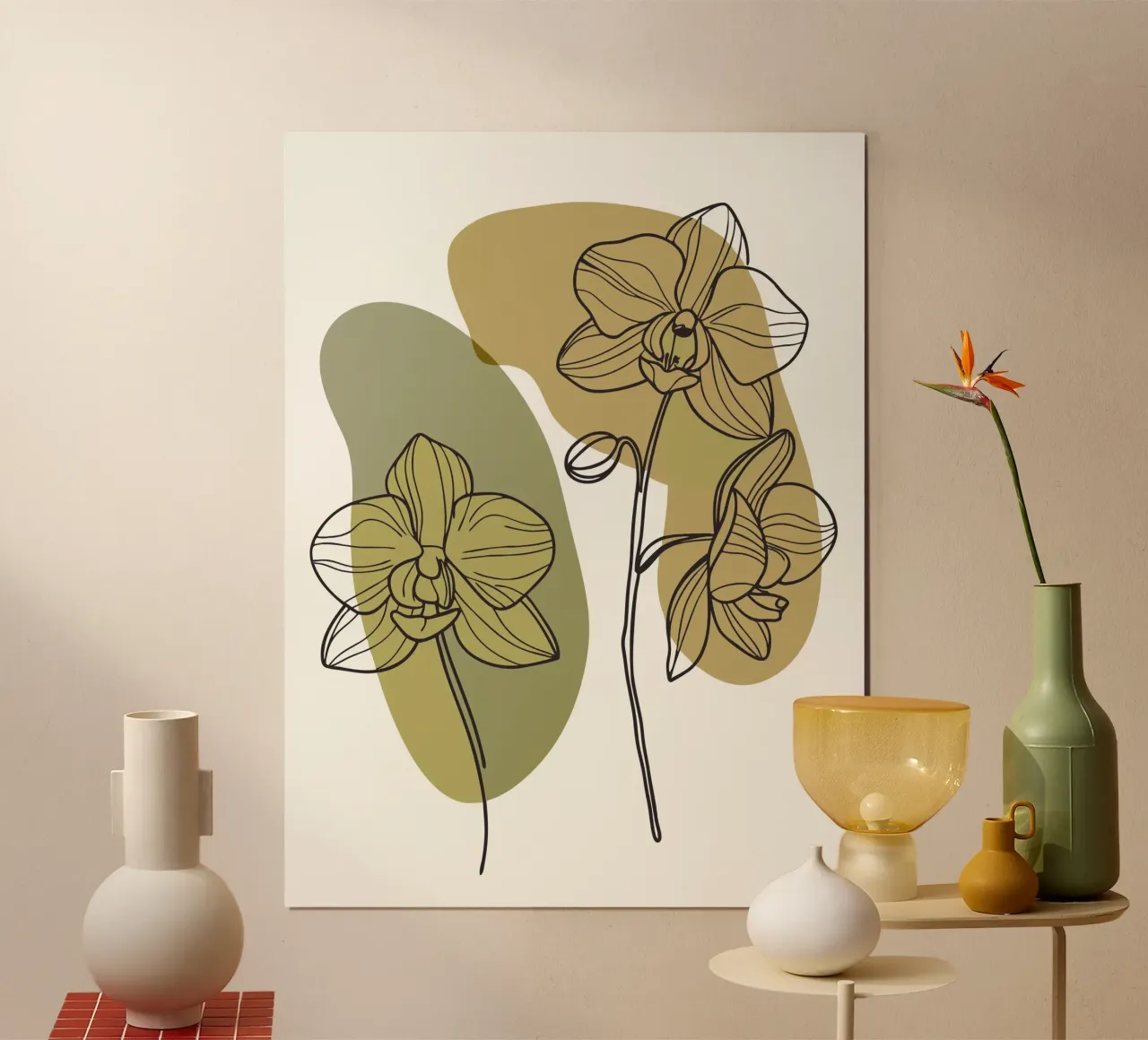 Due fiori di orchidea carta hahnemühle da RELAXING TOUCH